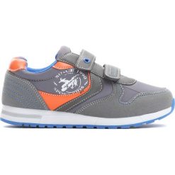 Szare Buty Sportowe Steps. Szare buciki niemowlęce Born2be, z okrągłym noskiem, na obcasie, na rzepy. Za 79,99 zł.