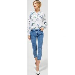 Jeansy skinny. Niebieskie jeansy damskie Moodo, xs. Za 99,99 zł.