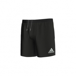 Spodenki do rugby 3S. Czarne bermudy męskie Adidas, z poliesteru. Za 109,99 zł.