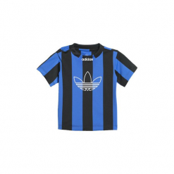 T-shirty z krótkim rękawem Dziecko adidas Koszulka Stripes. Szare t-shirty chłopięce Adidas, bez wzorów, z krótkim rękawem. Za 79,95 zł.