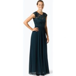 Marie Lund - Damska sukienka wieczorowa, niebieski. Niebieskie sukienki balowe Marie Lund, z haftami, z szyfonu. Za 749,95 zł.