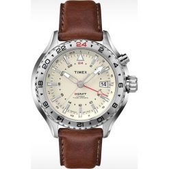 Zegarek Timex Męski T2P426 IQ Premium Series brązowy. Brązowe zegarki męskie Timex. Za 400,99 zł.