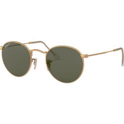 Ray-Ban - Okulary 0RB3447.112/58.50. Żółte okulary przeciwsłoneczne damskie marki Ray-Ban, okrągłe. Za 699,90 zł.