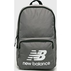 New Balance - Plecak. Szare plecaki męskie New Balance, z poliesteru. W wyprzedaży za 89,90 zł.