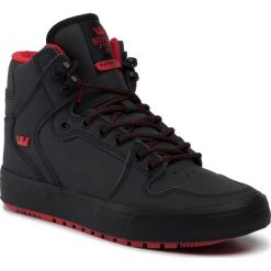 Sneakersy SUPRA - Vaider Cw 08043-008-M Black. Czarne sneakersy męskie Supra, na co dzień, bez wzorów, ze skóry, eleganckie, bez zapięcia. W wyprzedaży za 389,00 zł.