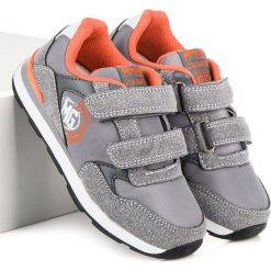 CHŁOPIĘCE BUTY SPORTOWE AMERICAN - odcienie szarości i srebra. Szare buty chłopięce sportowe marki American CLUB. Za 69,90 zł.