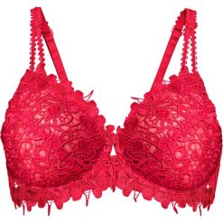 Biustonosz bonprix koralowy. Czerwone biustonosze bardotka bonprix. Za 54,99 zł.