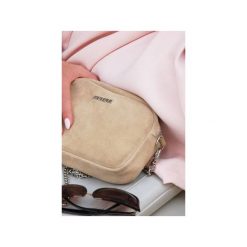 Torebki klasyczne damskie: Skórzana Fabioletka beige Z/d