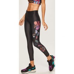 Desigual Sport - Legginsy. Czarne spodnie damskie Desigual Sport, s, z elastanu, z podwyższonym stanem. Za 249,90 zł.