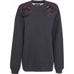 Bluza MARKUS LUPFER ARCTIC FLOWER EMBROIDERED. Szare bluzy damskie Markus Lupfer, z aplikacjami, z bawełny, bez rękawów, bez kaptura. W wyprzedaży za 330,00 zł.