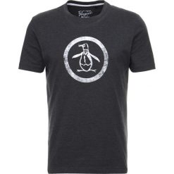 T-shirty męskie z nadrukiem: Original Penguin DISTRESSED CIRCLE LOGO TEE Tshirt z nadrukiem dark charcoal heather