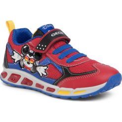 Sneakersy GEOX - J Shuttle B. A J0294A 01454 C7213 D Red/Royal. Czerwone trampki chłopięce Geox, bez wzorów, ze skóry ekologicznej, na rzepy. Za 309,00 zł.