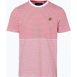 Lyle & Scott - T-shirt męski, czerwony. Czerwone t-shirty męskie marki Lyle & Scott, s, w paski, bez kołnierzyka. Za 179,95 zł.