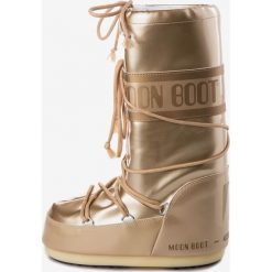 Moon Boot MB Vinile Metal Śniegowce Złoty. Żółte śniegowce damskie Moon Boot, na zimę, z materiału, bez zapięcia. Za 438,95 zł.