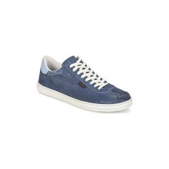 Buty Kickers SNACKER. Niebieskie trampki męskie Kickers, bez wzorów, bez zapięcia. Za 295,20 zł.