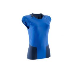 Koszulka fitness kardio 900. Niebieskie bluzki sportowe damskie DOMYOS. Za 64,99 zł.