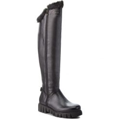 Muszkieterki EVA MINGE - Cotillas 4U 18SM1372502EF 101. Czarne buty zimowe damskie Eva Minge, z materiału. Za 719,00 zł.