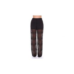 Spodnie z lejącego materiału Alberta Ferretti A03161675. Czarne spodnie damskie Alberta Ferretti. Za 961,73 zł.