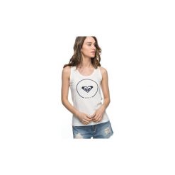 Topy na ramiączkach / T-shirty bez rękawów Roxy TOP ERJZT04057-WBT0 TOP BLANCO. Białe topy damskie Roxy, m. Za 96,74 zł.