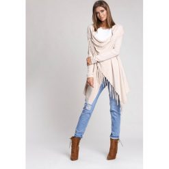 Jasnobeżowy Kardigan Early Fall. Brązowe kardigany damskie other, xl. Za 69,99 zł.