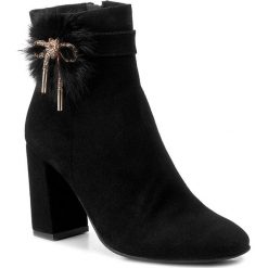 Buty zimowe damskie: Botki NESSI – 17285 Czarny 19