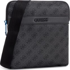 Saszetka GUESS - 4gsport HM6690 POL93 GRY. Szare torby męskie skórzane Guess, z aplikacjami, ze skóry ekologicznej, młodzieżowe. W wyprzedaży za 219,00 zł.