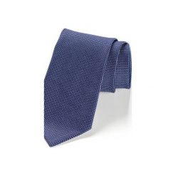 Krawat męski ENTRENA. Niebieskie krawaty męskie marki HisOutfit, bez wzorów, z materiału. Za 129,00 zł.