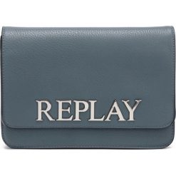 Replay Torebka Niebieski. Niebieskie torebki klasyczne damskie Replay, w paski, z materiału. Za 464,95 zł.