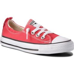 Trampki CONVERSE - Ct Shoreline Slip 537083C Varsity Red. Czerwone półbuty damskie Converse, bez wzorów, z gumy, bez zapięcia. W wyprzedaży za 159,00 zł.