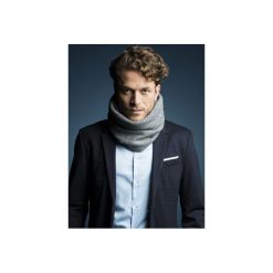 Komin "Juniperus". Szare szaliki męskie marki B.muszyński, bez wzorów, eleganckie. Za 129,00 zł.
