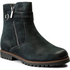 Botki CAPRICE - 9-26460-29 Ocean Nubuc 869. Niebieskie buty zimowe damskie Caprice, z nubiku. W wyprzedaży za 229,00 zł.