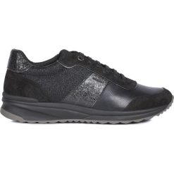 Geox Airell Tenisówki Czarny. Czarne trampki i tenisówki damskie Geox, bez wzorów, ze skóry, bez zapięcia. Za 462,95 zł.