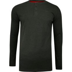 Grafitowy T-shirt (Koszulka), Długi Rękaw, Longsleeve -JUST YUPPI- Męski, Rozpinany, z Guzikami TSJTYUPLS9620ko4grafit. Szare koszulki męskie m, z tkaniny, casualowe, długie. Za 69,00 zł.