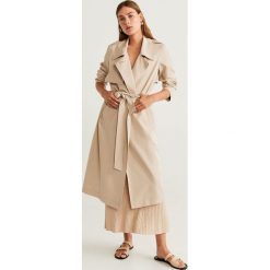 Mango - Trencz Evelyn. Kurtki damskie Mango, s, w paski, z poliesteru. Za 269,90 zł.