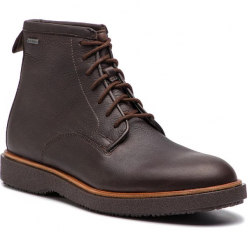 Kozaki CLARKS - Modur Hi Gtx GORE-TEX 261355597 Dark Brown Leather. Brązowe glany męskie Clarks, z gore-texu. W wyprzedaży za 469,00 zł.