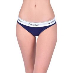 Calvin Klein Spodnie Bikini Shilo blue QF4654E-XS6 (rozmiar S). Niebieskie spodnie damskie Calvin Klein, s. W wyprzedaży za 75,00 zł.