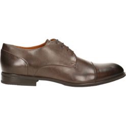 Półbuty CHUCK. Pomarańczowe buty wizytowe męskie Gino Rossi, bez wzorów, ze skóry, eleganckie, bez zapięcia. Za 349,90 zł.