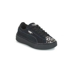 Buty Dziecko Puma G PS S PLATFORM ATHLUXE.BL. Czarne trampki dziewczęce Puma, bez wzorów, bez zapięcia. Za 263,20 zł.