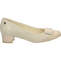 Czółenka: Czółenka - C076CO BEIGE
