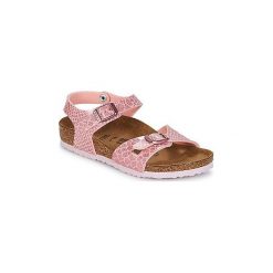 Sandały Dziecko Birkenstock RIO. Różowe sandały dziewczęce Birkenstock, bez zapięcia. Za 191,20 zł.