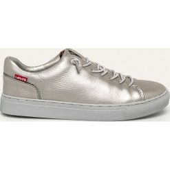 Levi's - Buty. Szare buty sportowe damskie Levi's®, ze skóry. W wyprzedaży za 229,90 zł.