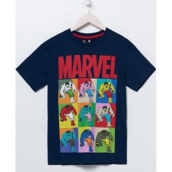 Koszulka Marvel -. Koszulki męskie Sinsay, s, z motywem z bajki, bez kołnierzyka, bez rękawów. Za 29,99 zł.