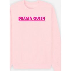 Bluza "Drama Queen" w kolorze różowym. Różowe bluzy damskie Wooop, l, z nadrukiem. W wyprzedaży za 89,95 zł.
