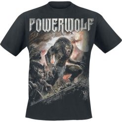 Powerwolf When The Moon Shines Red T-Shirt czarny. Białe t-shirty męskie marki KALENJI, m, z elastanu, z dekoltem na plecach. Za 79,90 zł.