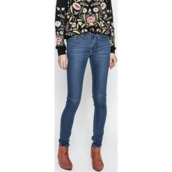 Levi's - Jeansy 711. Brązowe jeansy damskie Levi's®, z denimu. Za 369,90 zł.