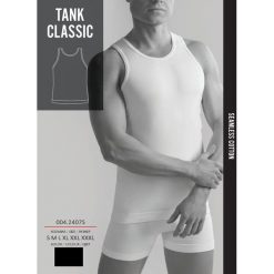 T-shirty męskie: GATTA Koszulka męska Seamless Cotton Tank Classic 7S Black r. XL