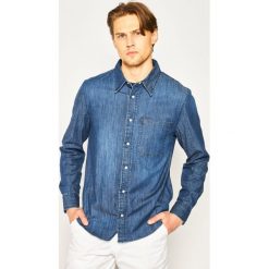 Koszula Calvin Klein Jeans J30J314650. Niebieskie koszule męskie Calvin Klein Jeans, m, bez wzorów, z elastanu, casualowe, bez kołnierzyka, bez rękawów. W wyprzedaży za 219,00 zł.