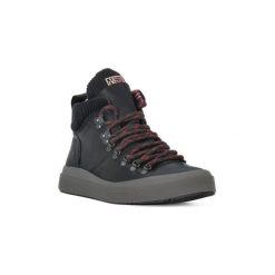 Buty Napapijri SNEAKER MID. Czarne trampki męskie Napapijri, bez wzorów, bez zapięcia. Za 705,04 zł.