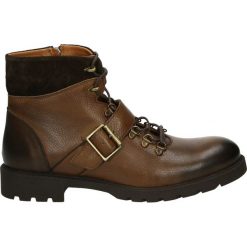 Botki męskie - 2603 P-S BROW. Brązowe bez kategorii Venezia, ze skóry. Za 269,00 zł.