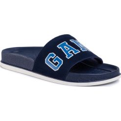 Klapki GANT - Beachrock 20603508 Marine G69. Niebieskie klapki męskie GANT, ze skóry, bez zapięcia. Za 209,00 zł.